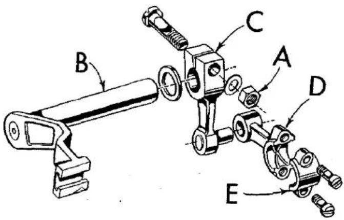 Union Special 39500FS - TO REMOVE CRANKSHAFT (Continued) - 1