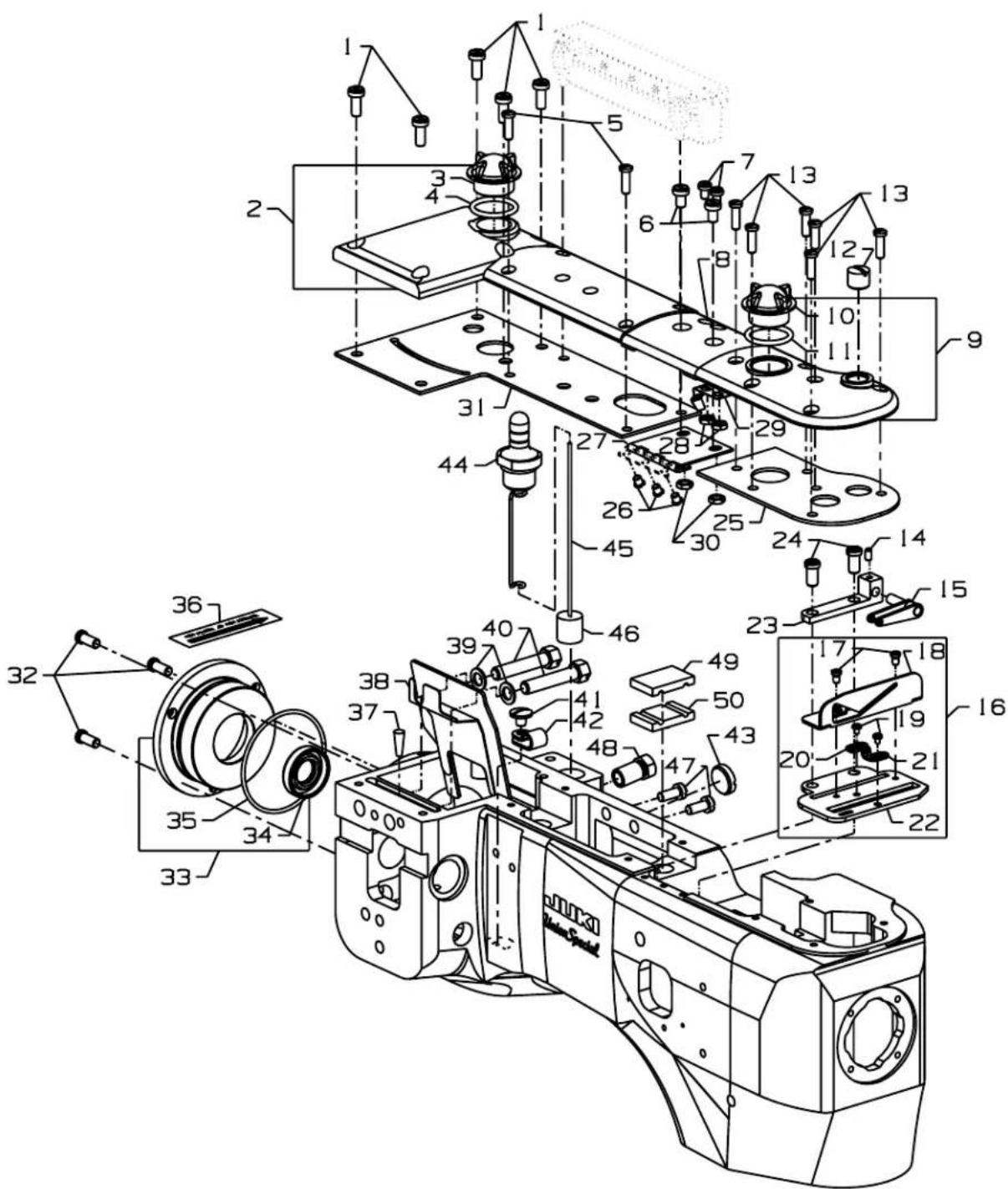 Union Special 36200L200-60 - EXPLODED VIEWS - 1