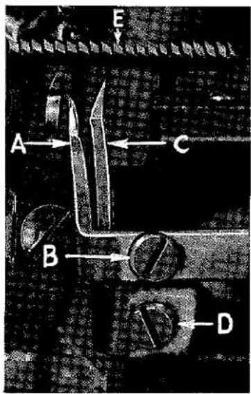 Union Special 39500JJ - SETTING THE FRONT NEEDLE GUARD - 2