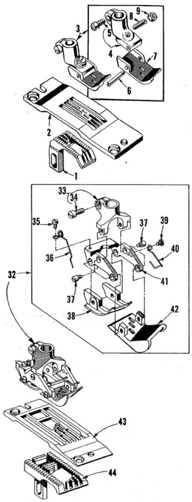 Union Special XF511H100MF - STITCH SHORTENING DEVICE - 24
