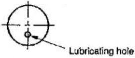Union Special SP172S900HBD - Position of the upper looper lubricating pin - 3