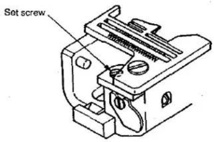 Union Special SP172S800MACC - Installing position of the needle clamp - 3