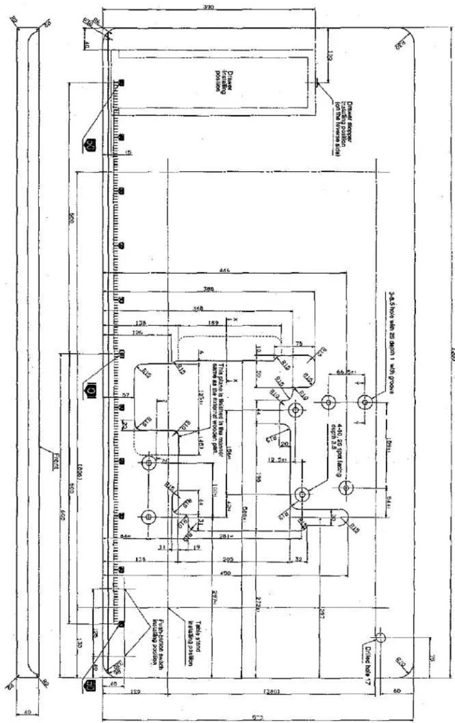 Union Special SP172S800MACC - 2) Pat No. of frame support plate bolt - 10