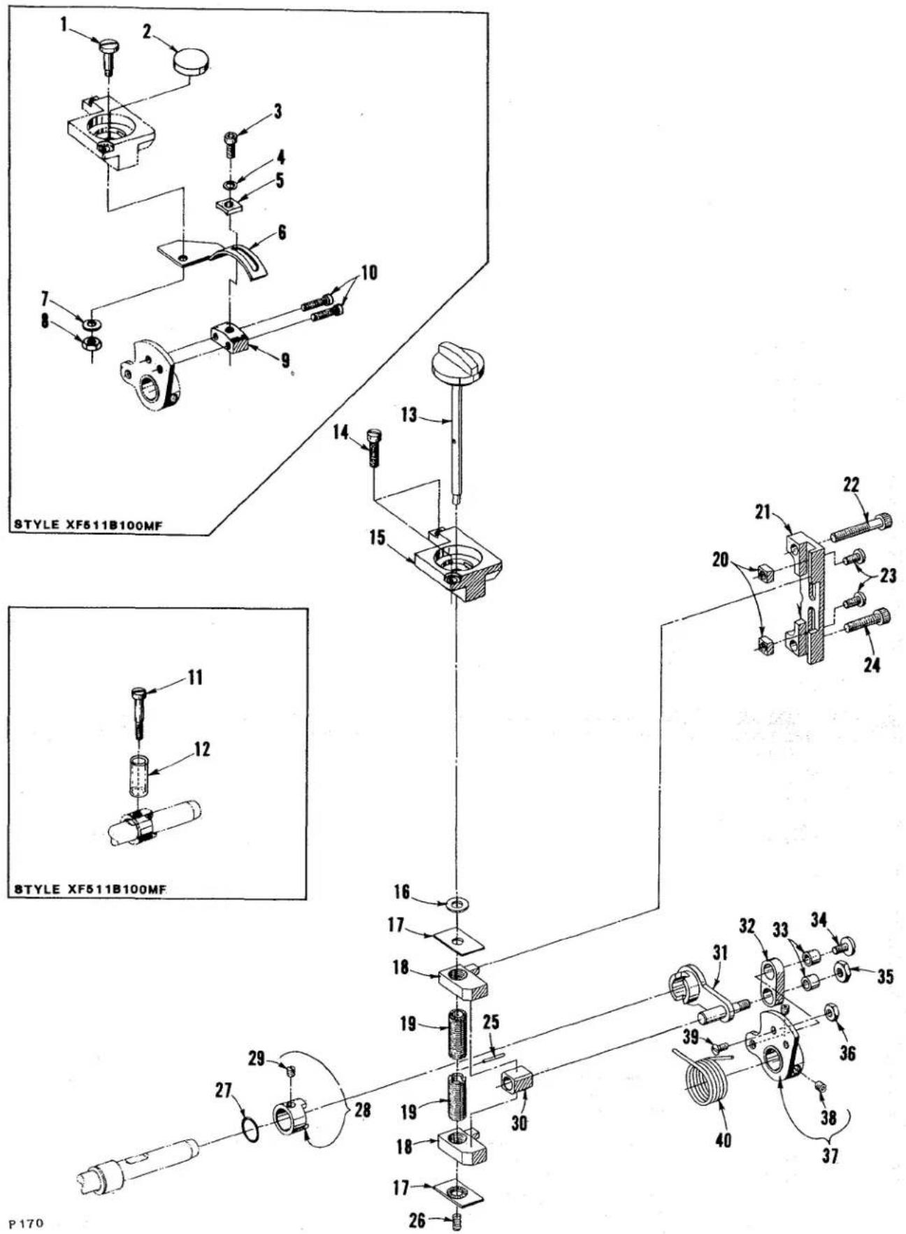 Union Special XF513E100HJ - STITCH SHORTENING DEVICE - 11