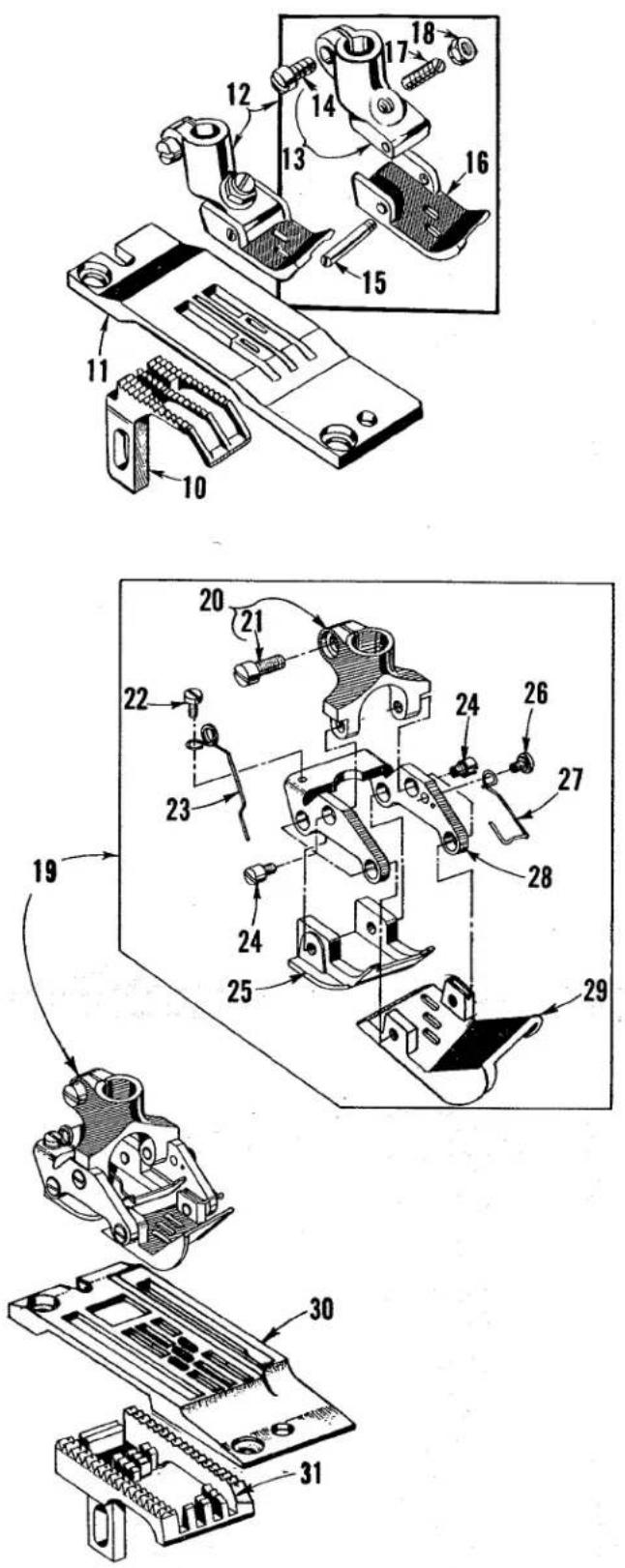 Union Special XF513E100HJ - STITCH SHORTENING DEVICE - 25