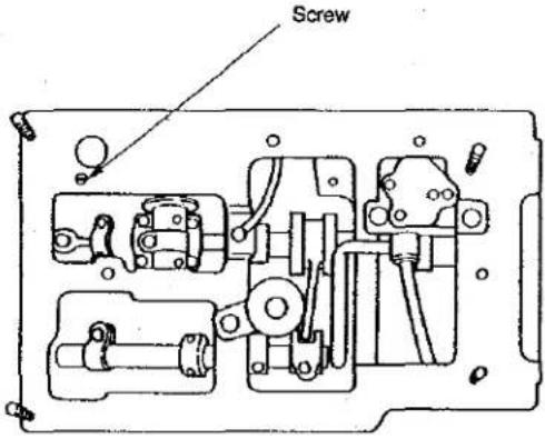 Union Special SP172S900HAD - Position of the upper looper lubricating pin - 4