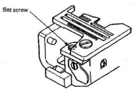 Union Special SP172S900HAD - Installing position of the needle clamp - 3