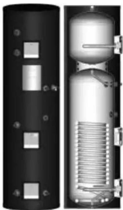 DIMPLEX ECS150HP-580 - Heat Pump Cylinders Up to 300L - 2