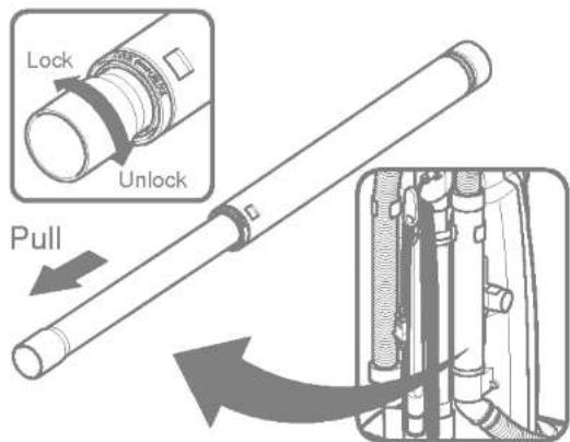 LG VTUA145NBU - To extend wand: - 1