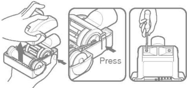 LG VTUA145NBU - To remove Mini-nozzle cover: - 1