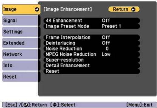EPSON EB-L1065UNL - Adjusting Image Resolution (Image Enhancement) - 1