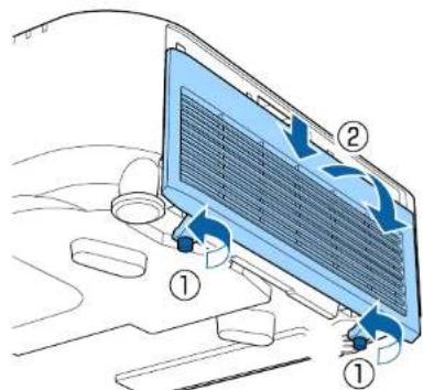 EPSON EB-L1065UNL - Installing the Wireless LAN Unit - 1