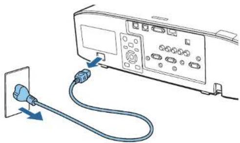 EPSON EB-L1065UNL - Turning Off the Projector - 3