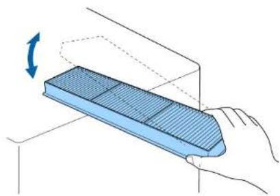 EPSON EB-L1065UNL - Cleaning the air filter - 3