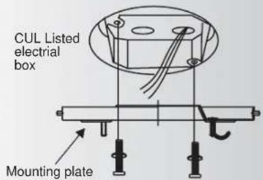 Kichler Windham - HANGING THE FAN - 1