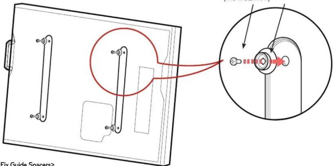 LG AB-BP200X - Attaching the Guide Spacers - 1