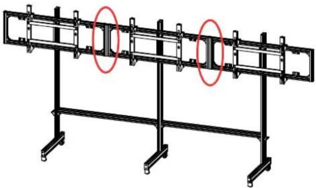 LG AB-BP200X - Attaching the Horizontal or Vertical Bracket to the Stand - 2