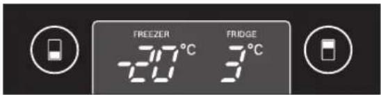 LG GW-B489EEQW - How to adjust the temperature in the refrigerator and freezer compartment - 2