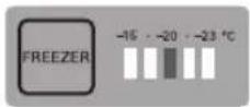 LG GA-B439BEQA - How to adjust the temperature in the fridge and freezer compartment - 7
