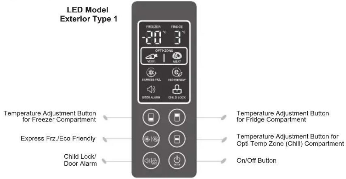 LG GA-B439BEQA - TEMPERATURE CONTROL - 1