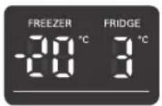 LG GA-B439BEQA - How to adjust the temperature in the fridge and freezer compartment - 5