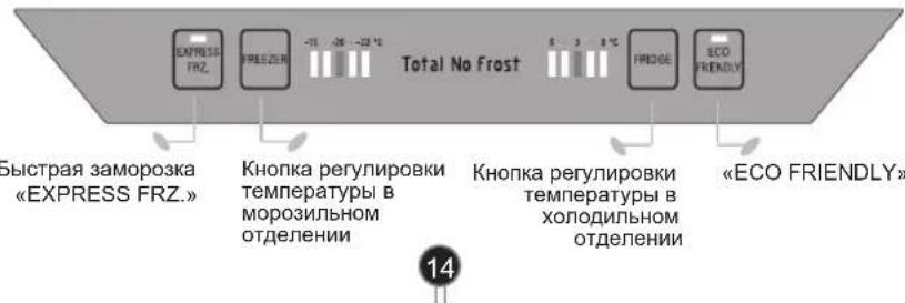 LG GA-B489BEQZ - Индикаторная панель регулировки температуры - 2
