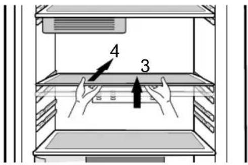 LG GA-449HLQA - Extract/Install shelf - 2