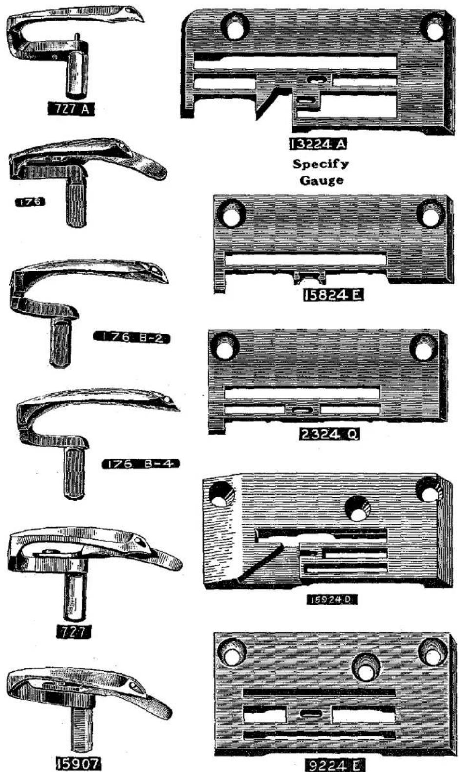 Union Special 15800B - ORDERING REPAIR PARTS - 12