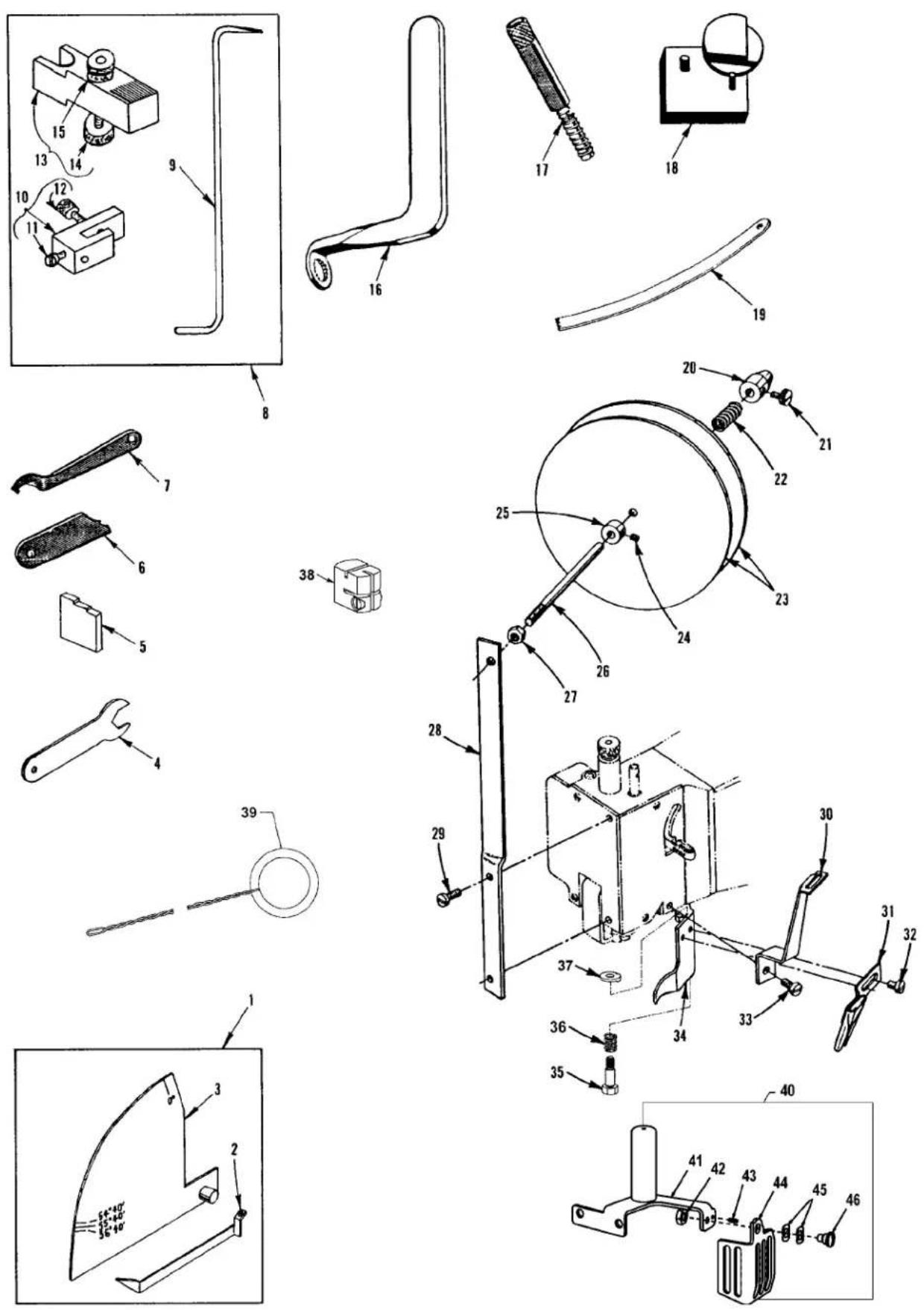 Union Special 36200L200-52 - THREAD STAND - 1