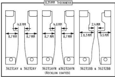 Union Special 36200L200-52 - PRESSER FOOT SHOE CHART - 4