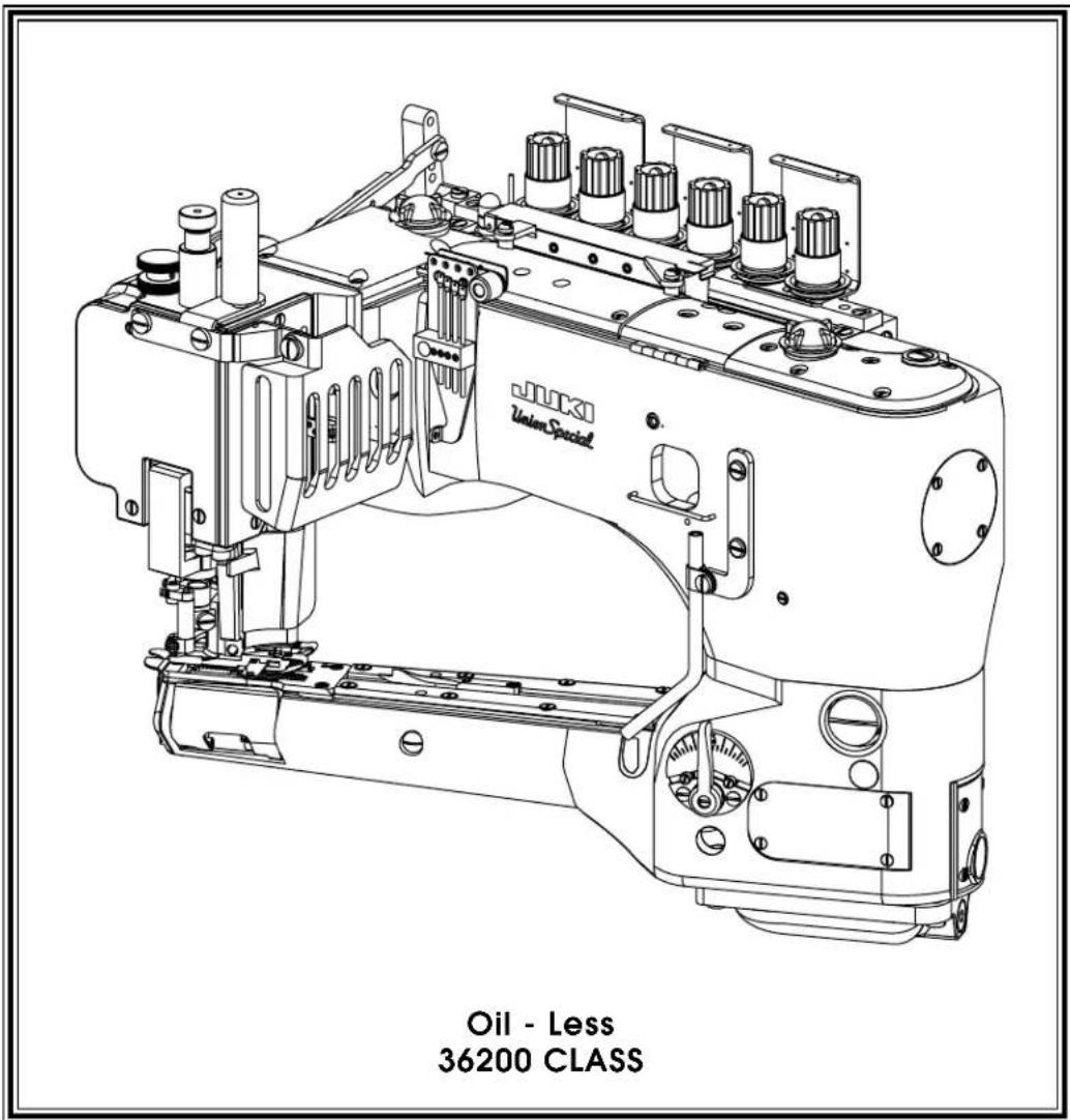 Union Special 36200L200-52 - ADJUSTING INSTRUCTIONS / ILLUSTRATED PARTS LIST - 1
