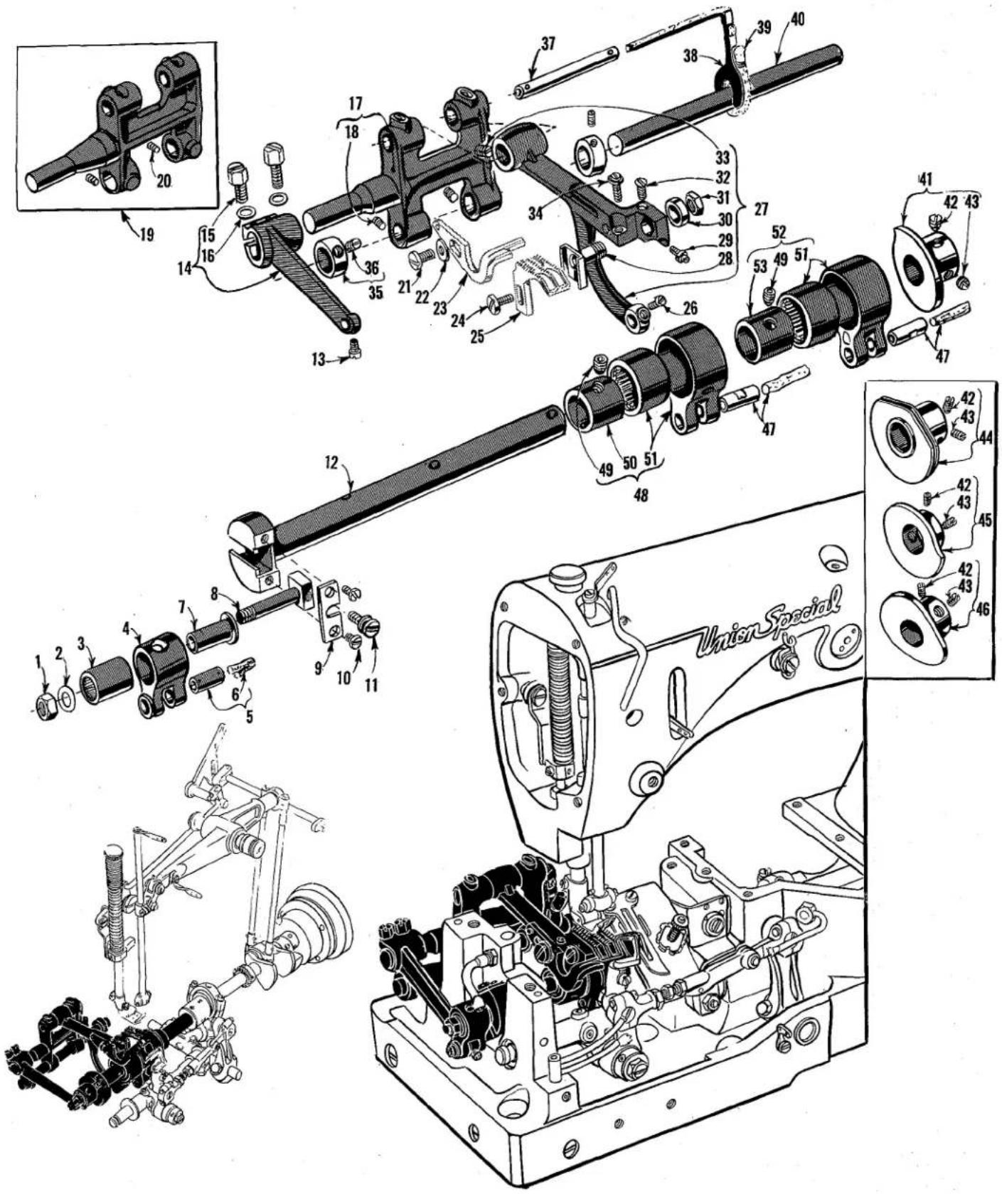 Union Special 51200BK - OILING AND THREADING INSTRUCTIONS - 6