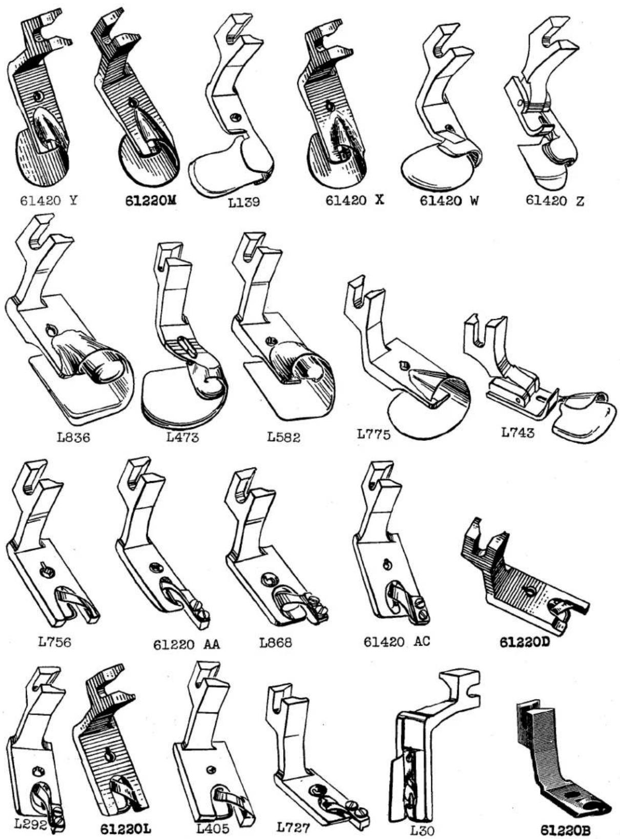 Union Special 61400F - PRESSER FEET - 2