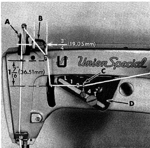 Union Special 56300VG - PRESSER BAR HEIGHT (FOR 56300 VG Continued) - 1