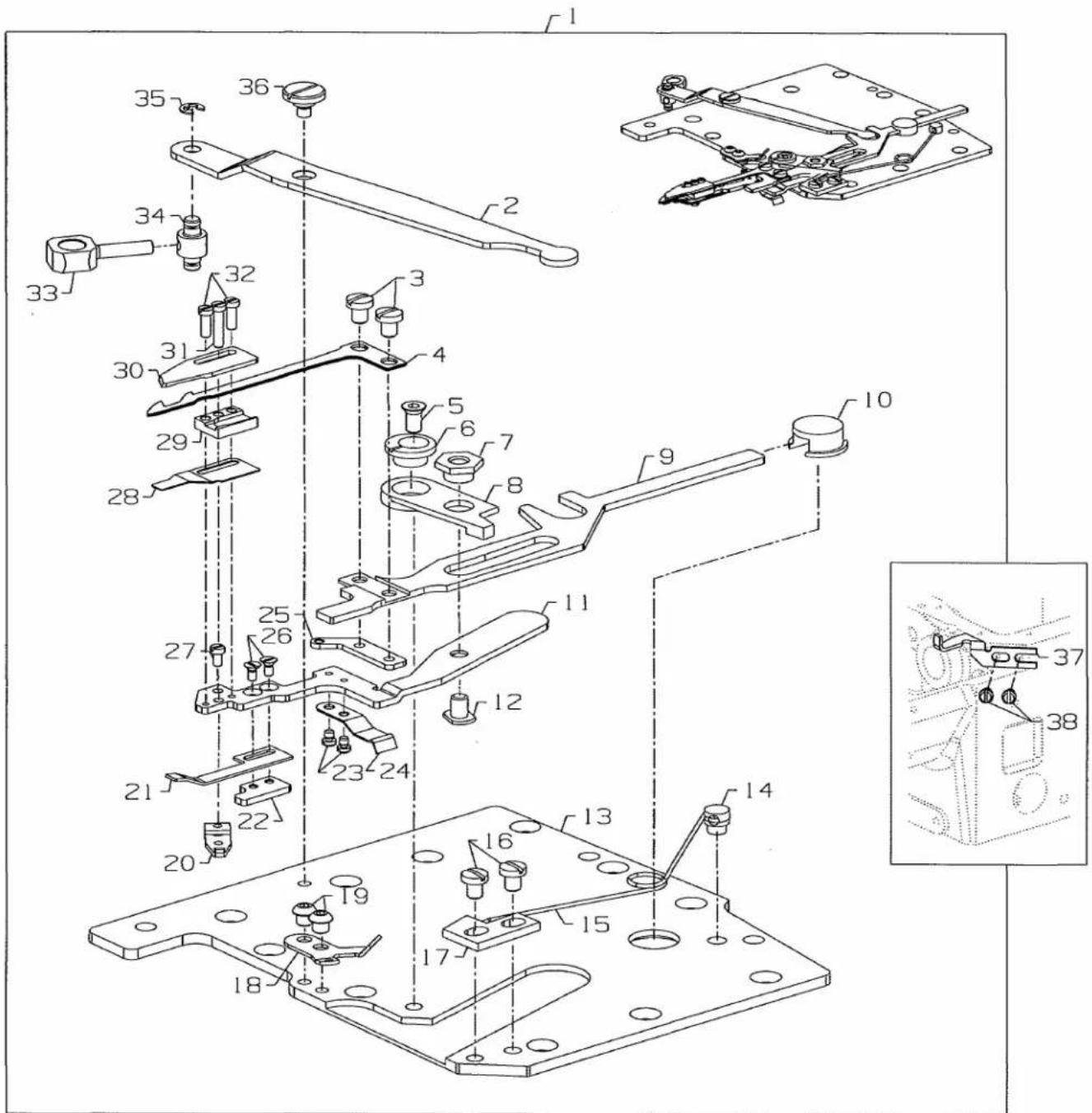 Union Special UT2CS1 - THREAD TENSION - 1