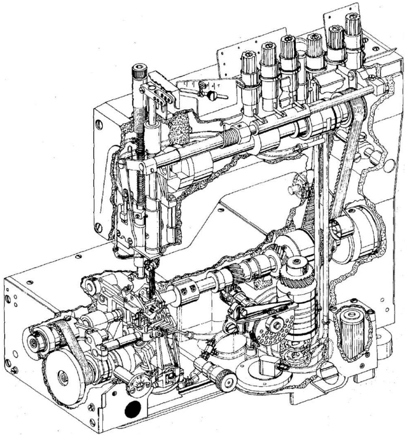 Union Special LF612K100MP - PULLER SPROCKETS COMBINATIONS - 1