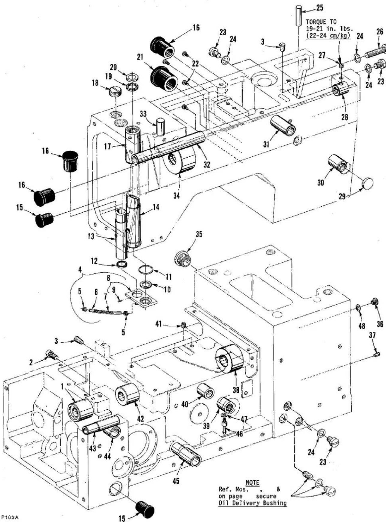 Union Special LF612K100MP - DESCRIPTION OF PARTS - 5