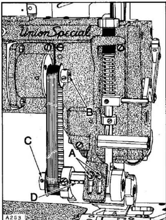 Union Special LF612K100MP - PULLER TIMING - 3