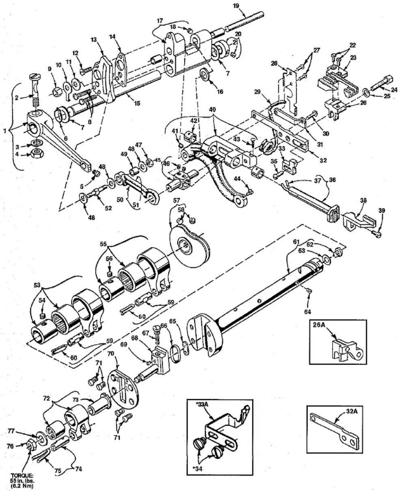 Union Special FS122C203MB - SPREADER &amp; SPREADER DRIVE (CONT.) - 3