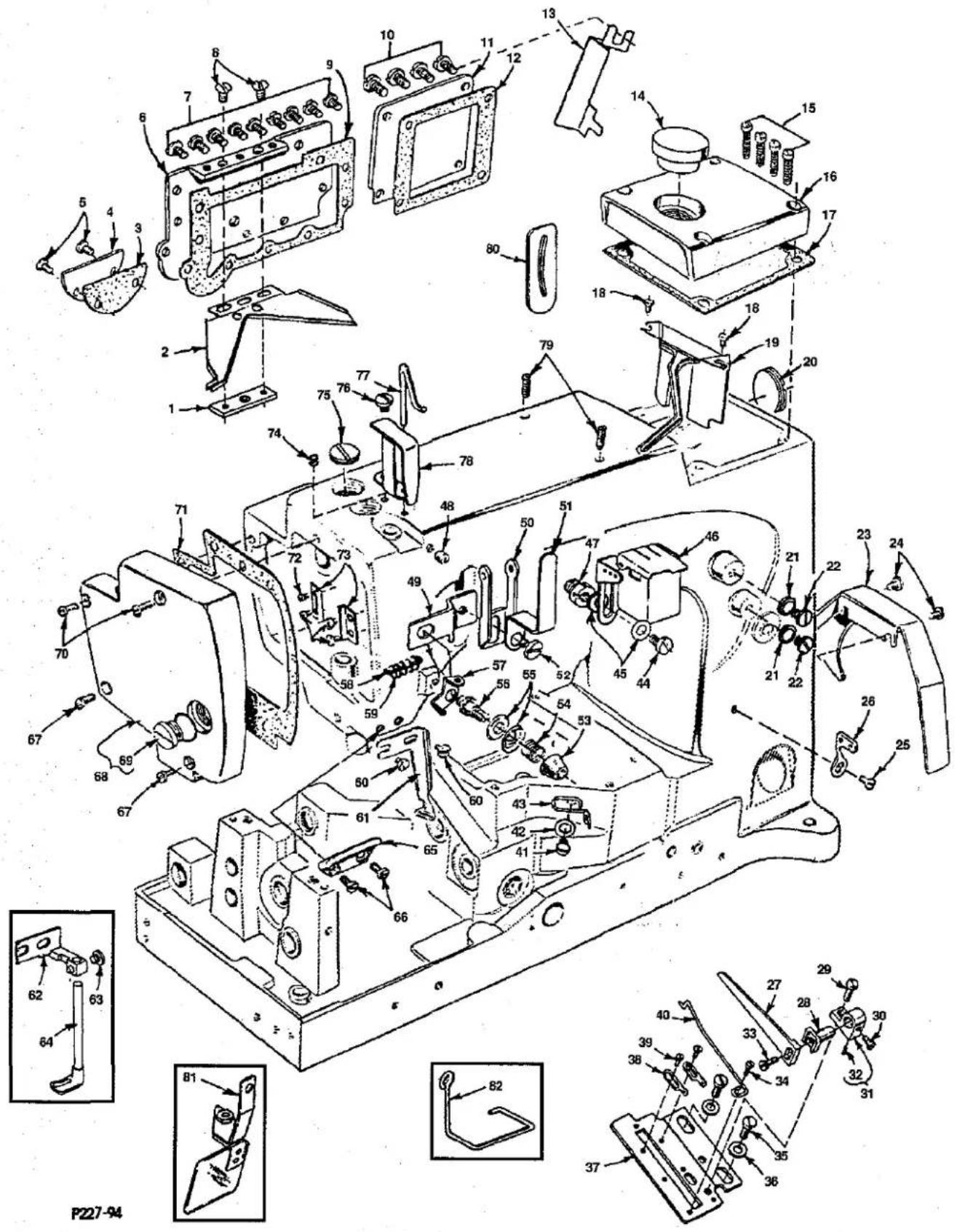 Union Special FS122C203MB - EXPLODED VIEWS... - 2