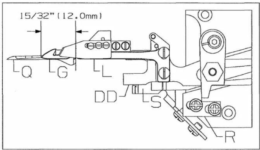 Union Special 29480AWB - UNDER BED THREAD TRIMMER ASSEMBLY - 1