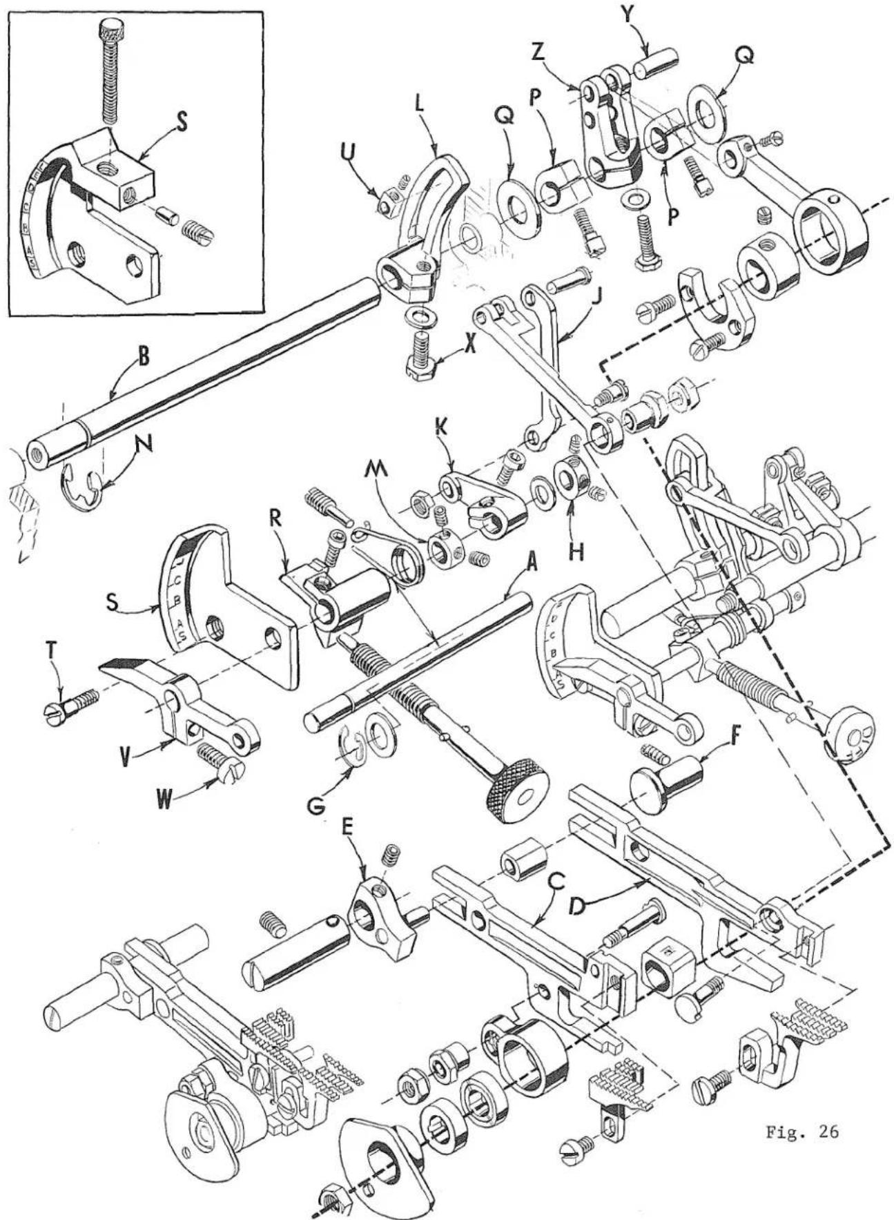 Union Special 39800AP - DIFFERENTIAL FEED DRIVE SEGMENT ADJUSTMENT - 1