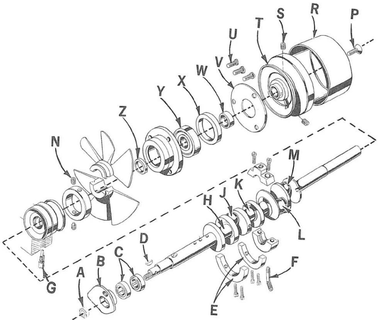 Union Special 39800AP - TO REMOVE CRANKSHAFT - 1