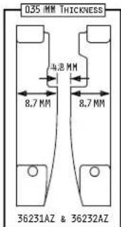 Union Special 36200L202-52 - PRESSER FOOT SHOE CHART - 2