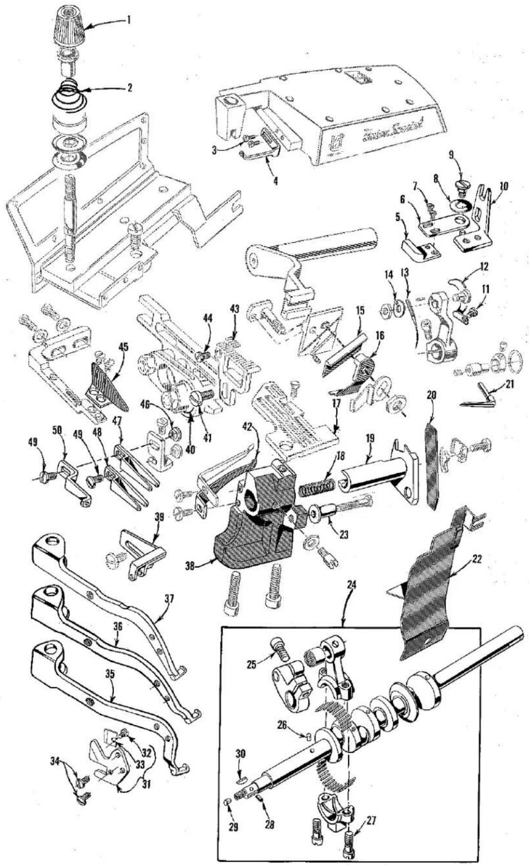 Union Special 39500GP - IDENTIFYING PARTS - 1