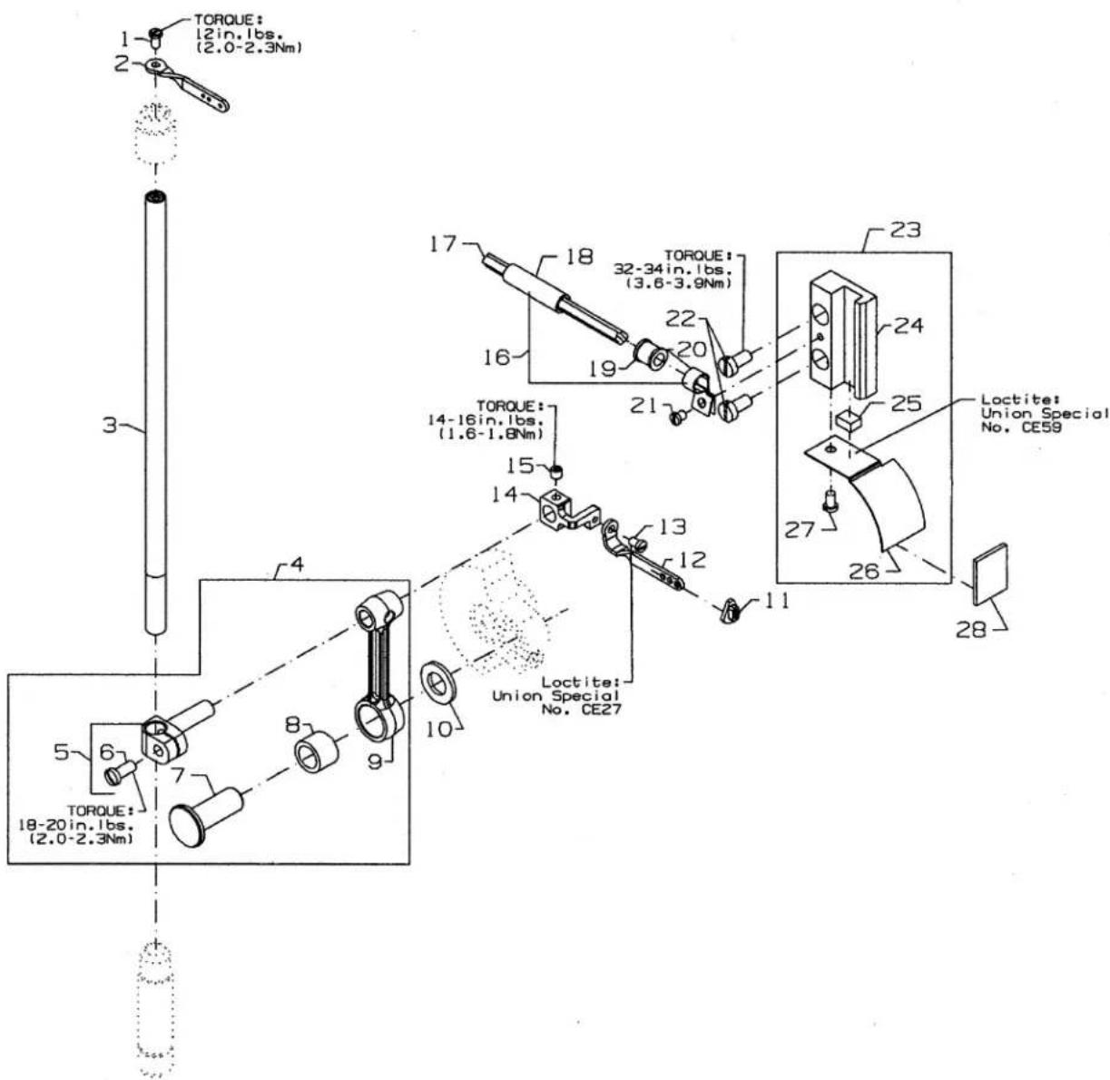 Union Special CS122H21 - BUSHINGS - 1