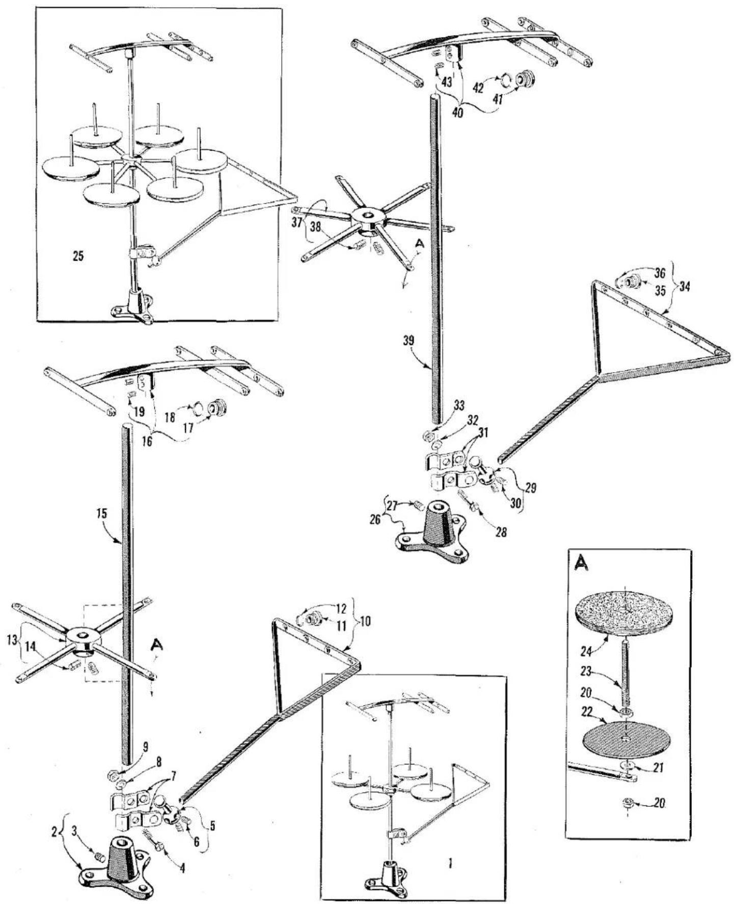Union Special 52800BX - OILING AND THREADING DIAGRAM - 16