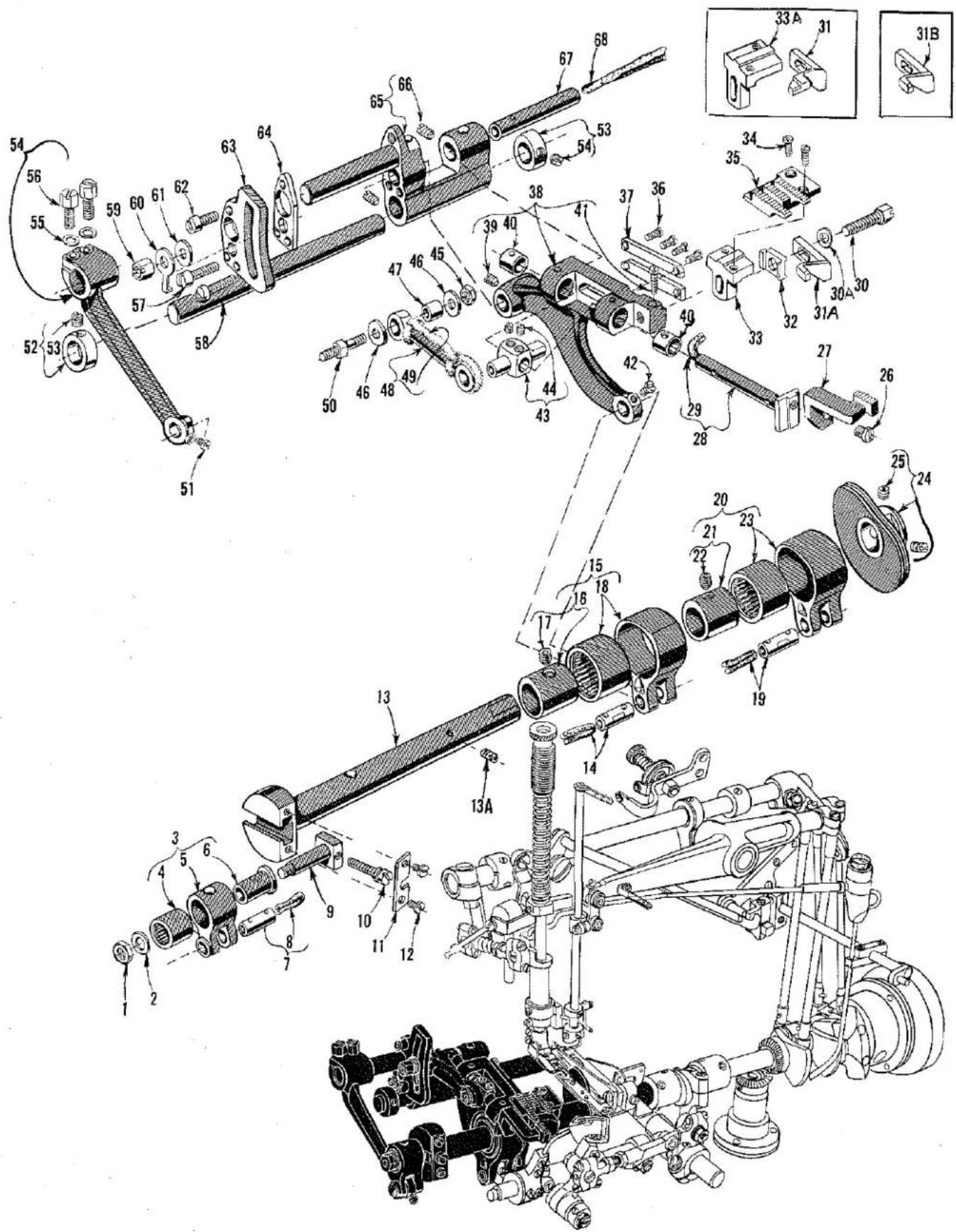 Union Special 52800BX - OILING AND THREADING DIAGRAM - 10