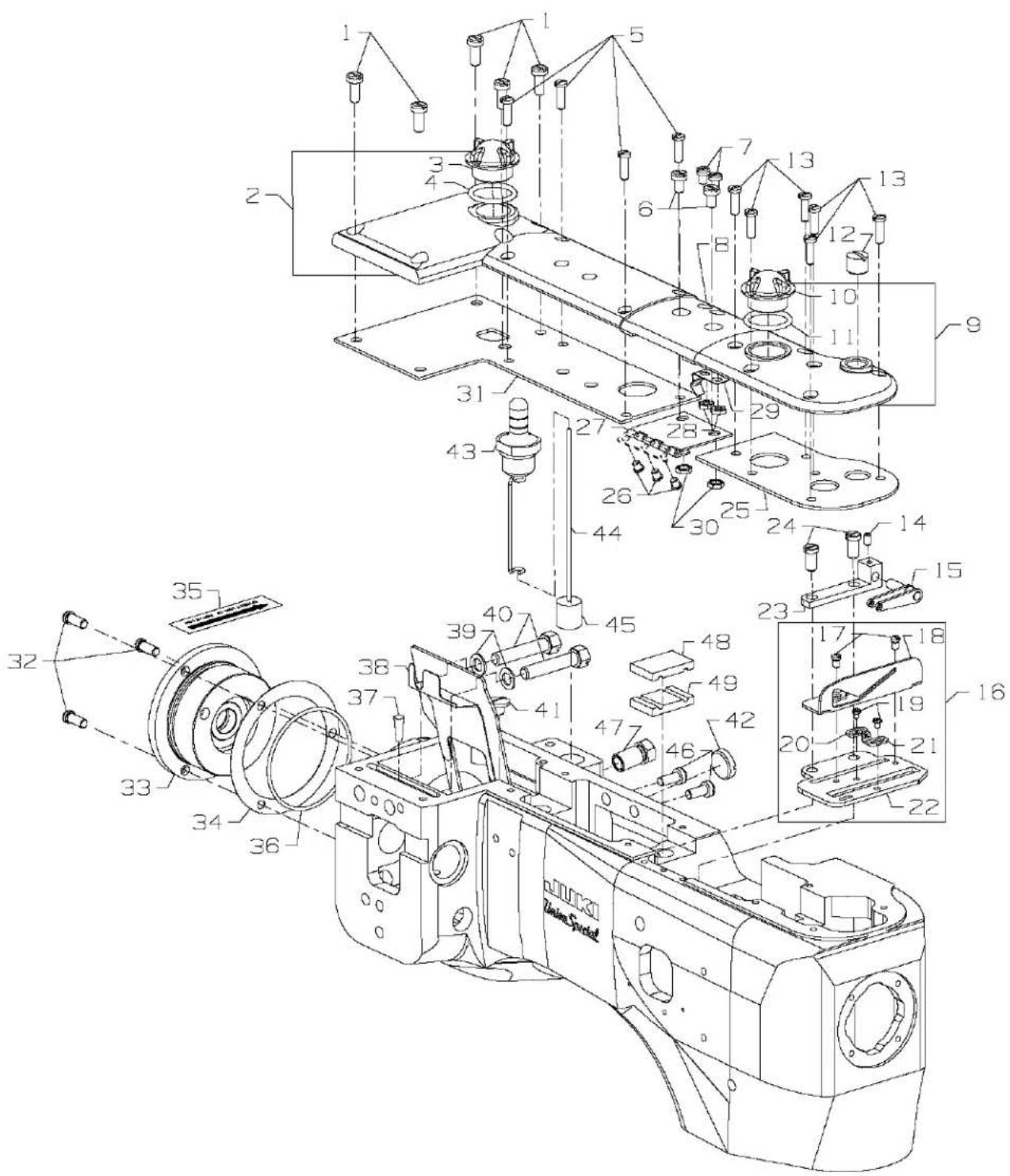 Union Special 36200UMD60 - LAP SEAMING - 1