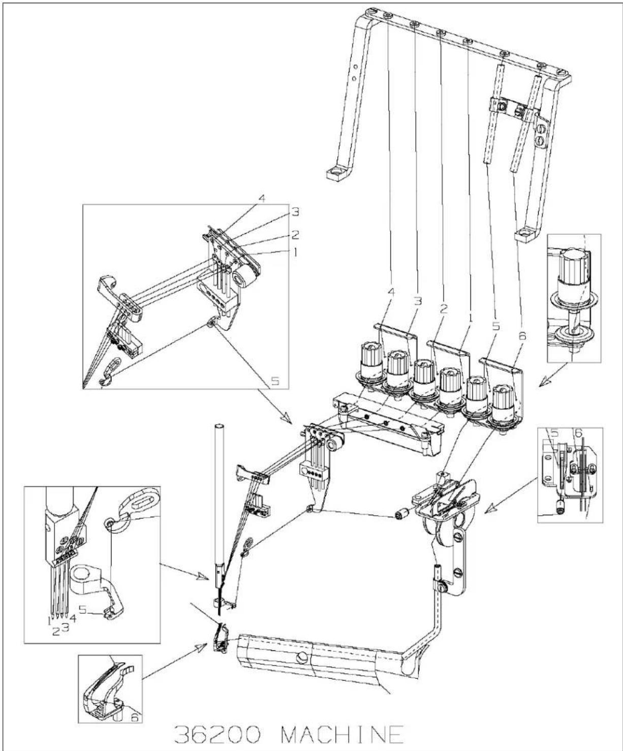 Union Special 36200UMD60 - THREADING - 1